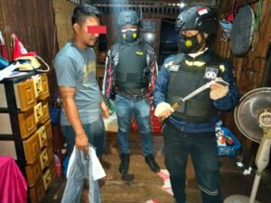 Team Tarsius Presisi Polres Bitung  Amankan Pelaku Pengancaman
