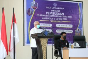 Wabup Bantaeng Buka Pelatihan Berbasis Kompetensi Angkatan V di BLK
