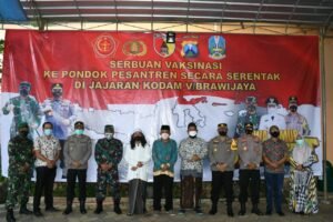 Kodim 0822 Bondowoso Gelar Serbuan Vaksinasi di Ponpes Raiyatul Husnan