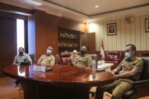 Bupati Bantaeng Bersama Sekda Ikuti Rakernas Akuntansi dan Pelaporan Keuangan 2021