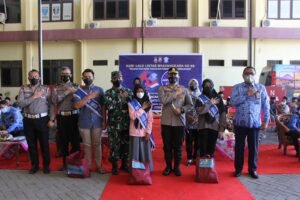 Program Sapa Saya, Kapolres Probolinggo: Tergerak Hati Kami Bantu Anak Yatim Piatu Terdampak Covid-19