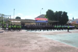 Puluhan Babinsa Kodim 0822 Bondowoso Sukseskan Gelar Pasukan Operasi Patuh Semeru 2021