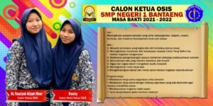 ST. Fauziah Aliya Rivai, Putri Kepala Inspektorat Bantaeng Terpilih Ketua OSIS SMPN 1 Bantaeng Masa Bakti 2021-2022