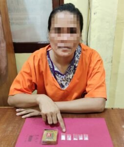 Sempat Buang BB Shabu ke Sungai, IRT Ini Ditangkap Polsek Kampar Kiri Hilir