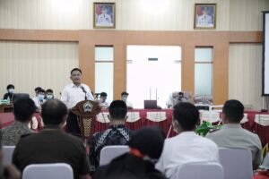 Melalui Virtual, Bupati Bantaeng bersama Forkopimda Hadiri Penyerahan Sertifikat Redistribusi Tanah Objek Reforma Agraria