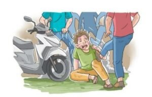 Apes..!! Residivis Maling Motor di Sidotopo Surabaya Babak Belur Dihajar Massa