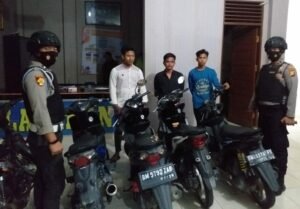 Bubarkan Ajang Balap Liar, Tim Tembak Polres Kampar Amankan 6 Unit Sepeda Motor