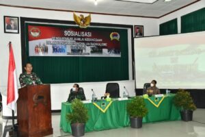 KEMHAN RI Sosialisasikan Penguatan Nilai-nilai Kebangsaan Dalam Rangka Penangkalan Radikalisme di KOREM 083/BDJ