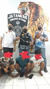 Team Tarsius Presisi Polres Bitung Amankan Pelaku Keributan Menggunakan Senjata Tajam