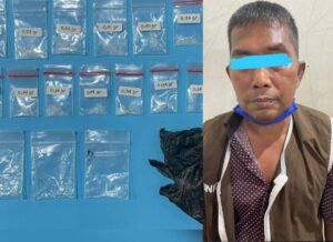 Apes..!! Nyambi Dagang Sayur, Pengedar Sabu di Pasar Putran Ditangkap Polisi