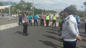 Satlantas Polres Bitung Gelar Operasi Penindakan Kendaraan ODOL