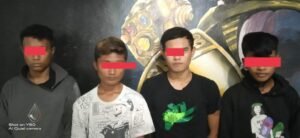 Empat Pemuda Pelaku Pencurian di Bekuk Team Resmob Polres Bitung