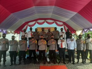 Kunjungan Kerja Kapolres Bitung ke Polsek Aertembaga di Dampingi Ketua Bayangkari dan  Pejabat Utama Polres Bitung