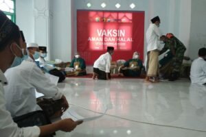 HCML Dukung Percepatan Vaksinasi, Sasaran Pondok Pesantren Al-Ihsan Jrengoan Omben