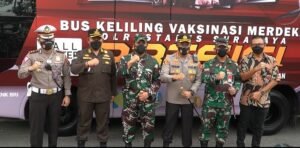 Sukseskan Serbuan Vaksinasi, Polrestabes Surabaya Kembali Meluncurkan Inovasi Baru