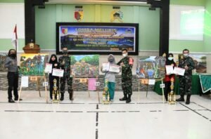 Gali Potensi Pelajar, Kodim 0822 Bondowoso Gelar Lomba Melukis