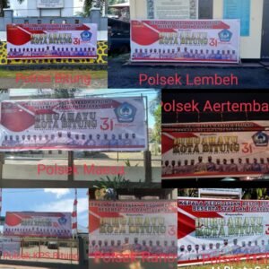 Dirgahayu Kota Bitung ke-31, Polres Bitung terus Bersinergi Membantu Program Pemerintah