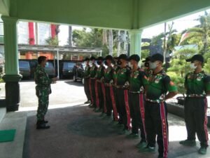 Dandim 0822 Bondowoso Beri Arahan Kepada 12 Siswa Komcad