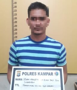 Hampir Empat Bulan Kabur, DPO Kasus Narkoba Ditangkap Tim Opsnal Satresnarkoba Polres Kampar