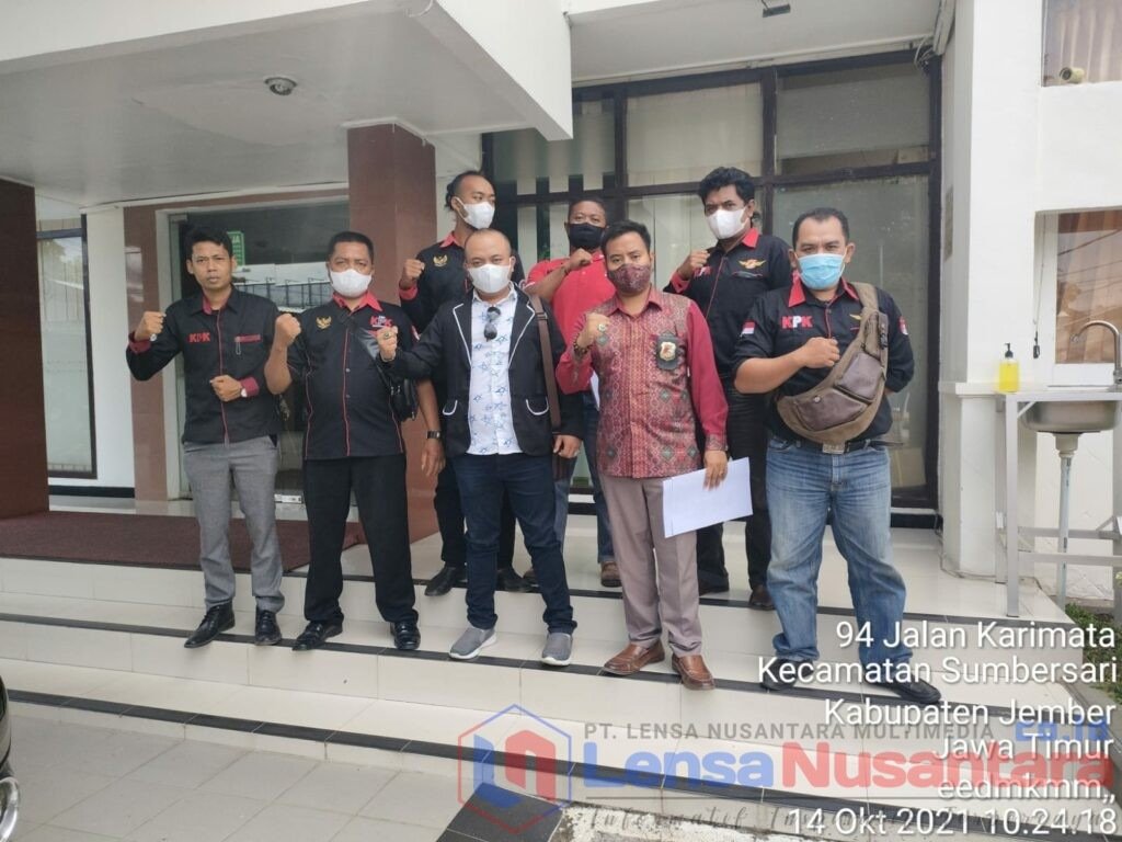LSM KPK Layangkan Laporan ke Kejaksaan Jember Terkait Dugaan Korupsi TKD Balet Baru