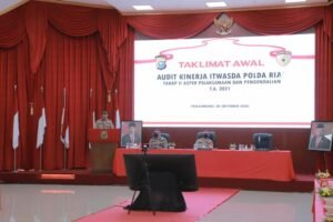 Buka Taklimat Awal Audit Kinerja Tahap II, Kapolda Riau Tekankan Hal Ini