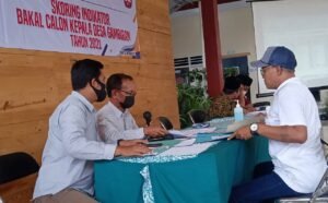 Panitia Pilkades Gambiran Gelar Scoring Indikator Sembilan Bacalon Kades