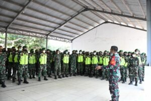 Apel Pasukan, Dandim 0822 Bondowoso Pastikan Kesiapan Pengamanan Wakil Presiden RI