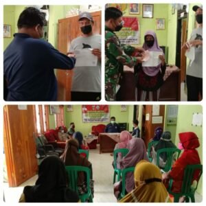 Secara Simbolis Kepala Pekon Tanjung Agung Salurkan BLT-DD ke-9 dan 10