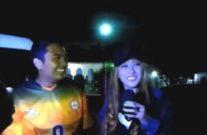 Bertanding Club Voli Predator Dapat Dukungan Artis Vista Putri