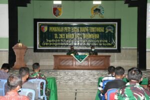 Kodim 0822 Bondowoso Gelar Pembinaan Peta Jarak Jaring Teritorial TA. 2021