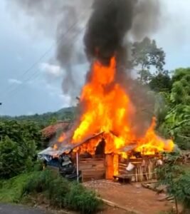 Tiga Penghuni Rumah Alami Luka Bakar, Dua Serius Dalam Kebakaran di Tanggamus