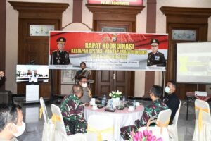 Forpimda Bondowoso Gelar Rakor Persiapan Pengamanan Pilkades Serentak Bondowoso 2021