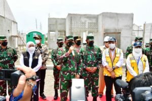 Forkopimda Jatim Dampingi Panglima TNI Resmikan Rusus Keluarga KRI Nanggala 402