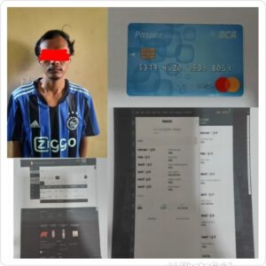 Polsek Pabean Cantikan Tangkap Pria yang Sedang Asik Judi Online Bola di Dalam Warnet