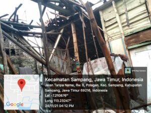 Memasuki Pergantian Musim, Puting Beliung Sapu Permukiman Warga di Sampang