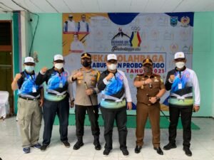 Porkab Digelar, Polres Probolinggo Pastikan Aman dan Sesuai Protokol Kesehatan