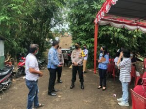 Kapolres Bitung Lakukan Pengecekan Kegiatan Vaksin Terhadap Masyarakat yang Terkena Penertiban di KEK