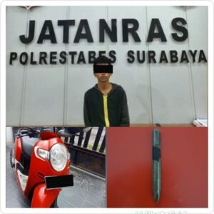 Kerap Beraksi di Surabaya, Spesialis Maling Motor Asal Tambak Gringsing Diringkus Polisi