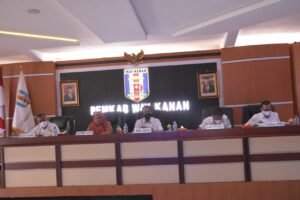 Acara Sosialisasi Program Study Program Profesi lnsinyur Unila Diruang Rapat Utama Pemkab Way Kanan