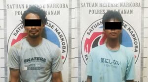 Diduga Pakai Sabu, Dua Pemuda Asal Kampung Kali Papan Ditangkap Polisi