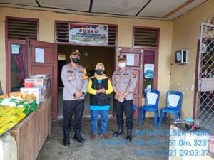 Kapolres Merangin Lakukan Pengecekan Vaksinasi di Kantor Lurah Pasar Rantau Panjang