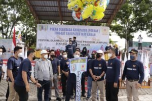 Bupati Way Kanan Hadiri Acara Pembukaan Porkab dan Festival Olah Raga Tradisional Provinsi Lampung