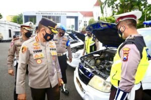 Kapolrestabes Surabaya Pastikan Kendaraan Dinas Polisi Siap Operasional