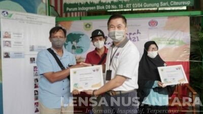 PT. Indocement Apresiasi Bank Sampah Desa Mitra