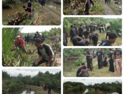 PSHT Semaka dan Pematang Sawa Kerja Bakti: Kami Berharap Jalan Ini Segera Dibangun