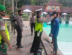 Memasuki Libur Tahun Baru 2022, Polres Bondowoso Lakukan Operasi Yustisi di Objek Wisata