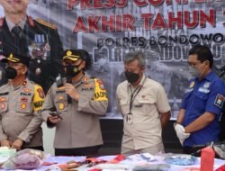 Polres Bondowoso Ungkap Kasus Narkoba, Sepanjang 2021 Berhasil Amankan Puluhan Ribu Pil Koplo