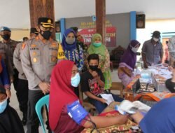 Selama tahun 2021, Polres Probolinggo Berpartisipasi Suntik 77.240 Dosis Vaksin Covid-19