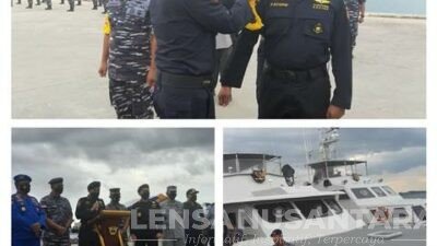 Sinergi Jaga Kedaulatan Maritim Indonesia, Bea Cukai Batam dan Kepri Gelar Operasi Gabungan bersama Lantamal IV Tanjungpinang