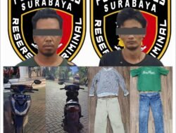 Dua Begal Motor di Surabaya Ketangkap, Polisi Masih Buru Komplotan Pelaku Lainnya
